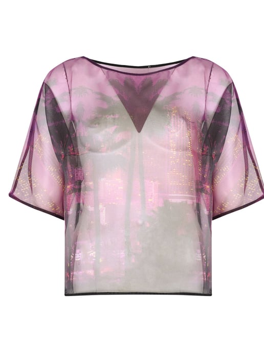 Patrizia Pepe Blusa de mujer Violeta - Image 4