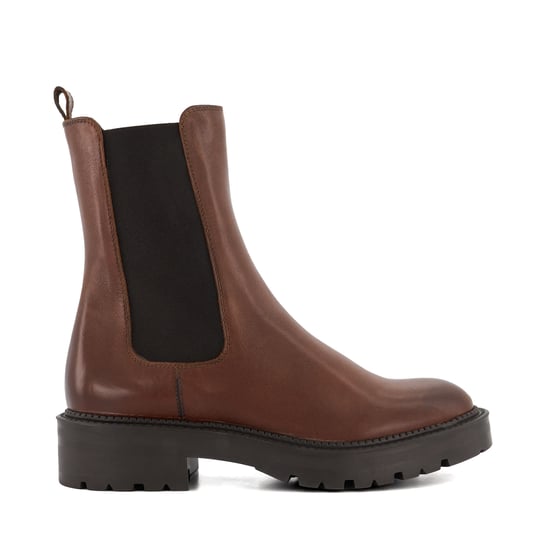 Dune Ladies Picture - Leather Cleated Biker Boots - Image 2