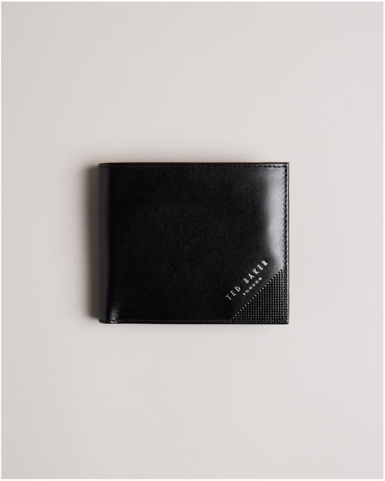 Billetera Bifolds con Monedero de Cuero Grabado en Esquina para Hombre Ted Baker Prugs - Image 1