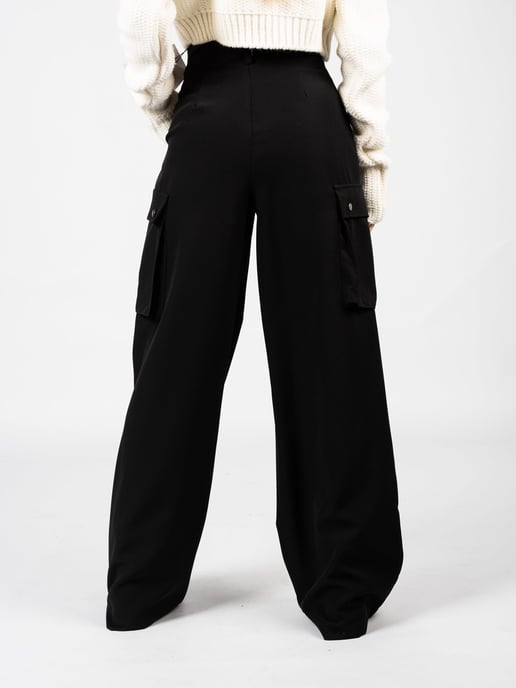 Pantalón La Haine Inside Us LW597 Mujer Negro - Image 4