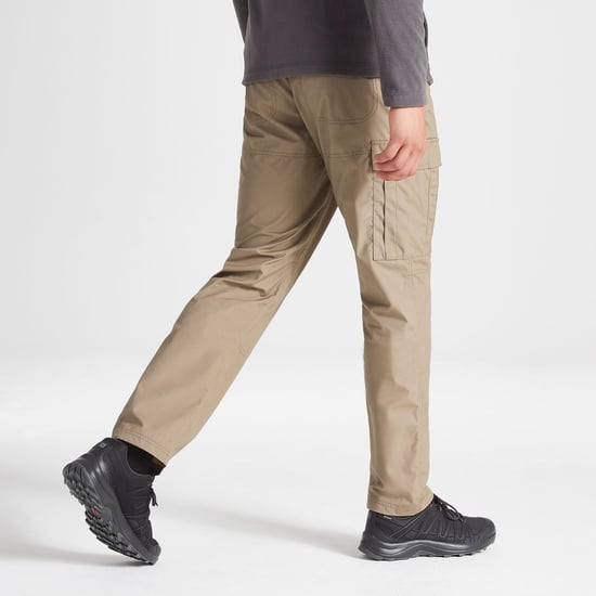 Craghoppers Mens Expert Kiwi Tailored Trousers (Pebble Brown) - Image 4