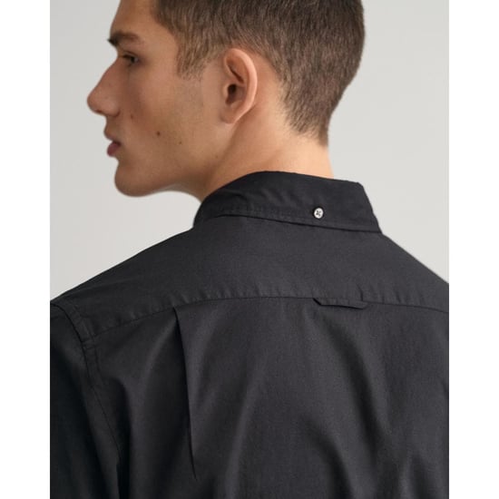 GANT Mens Slim Fit Long Sleeve Poplin Shirt - Image 5