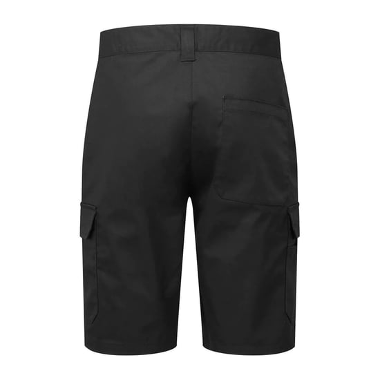 Premier Mens Cargo Shorts (Black) - Image 2