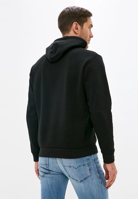 Sudadera con capucha para hombre Diesel S Agnes BRO en negro - Image 2