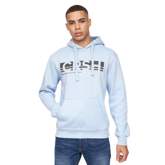 Crosshatch Mens Sullivan Hoodie (Light Blue) - Image 1