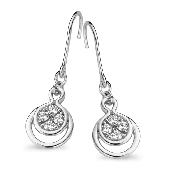 Orphelia Women's 925 Sterling Silver Drop Earrings - Silver ZO-5119 - Image 1