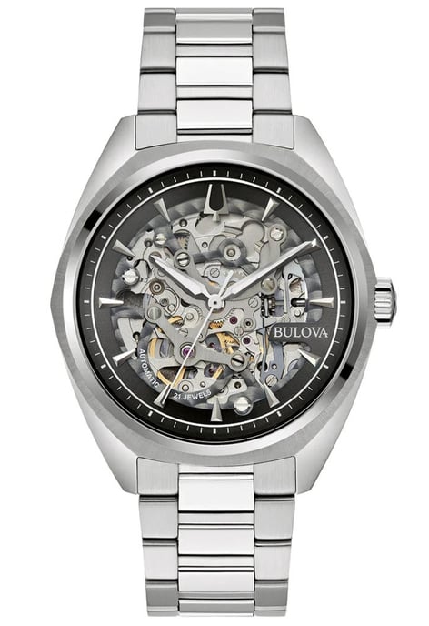 Bulova Surveyor Men's Silver Watch 96A293 - Image 1