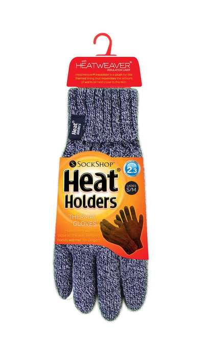 Heat Holders - Guantes de invierno de punto por cable de 2,3 tog para mujer - Image 2