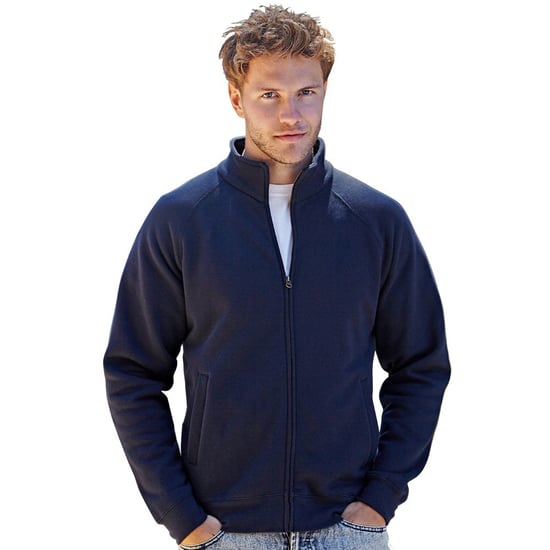 Fruit Of The Loom Mens Premium 70/30 Full Zip Sweatshirt Jacket (Deep Navy) - Image 3