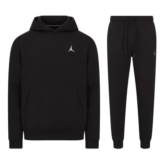 Jordan Brooklyn Fleece Men's Pull Over Hooded Tracksuit in Black - Image 1