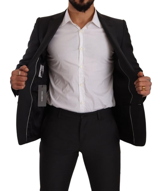 Traje de dos piezas negro MARTINI de un solo pecho para hombre de Dolce & Gabbana - Image 5