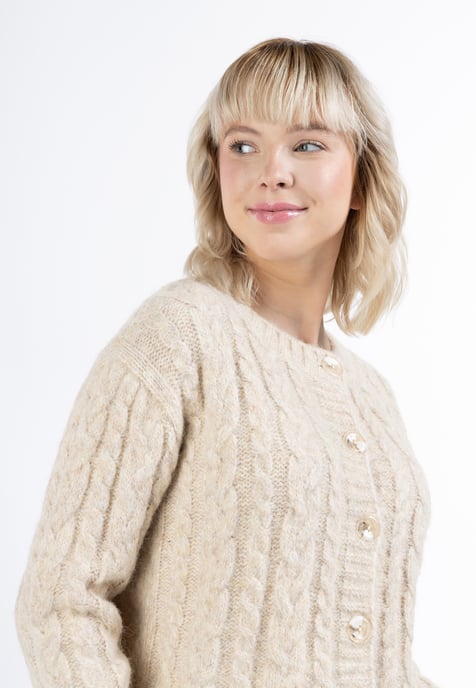 Mymo Cardigan women beige - Image 5