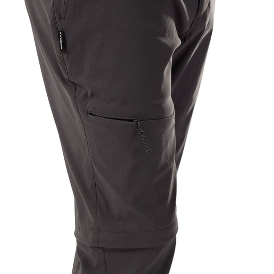 Craghoppers Mens Kiwi Pro II Convertible Trousers (Lead Grey) - Image 5