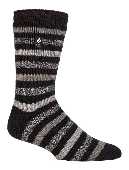 Calentadores - Calcetines Térmicos Extra Gruesos para Hombre en Invierno | Calcetines Aislantes de Forro Polar Cálido | Regalos para Hombre - Negro (Dublín) - Image 1