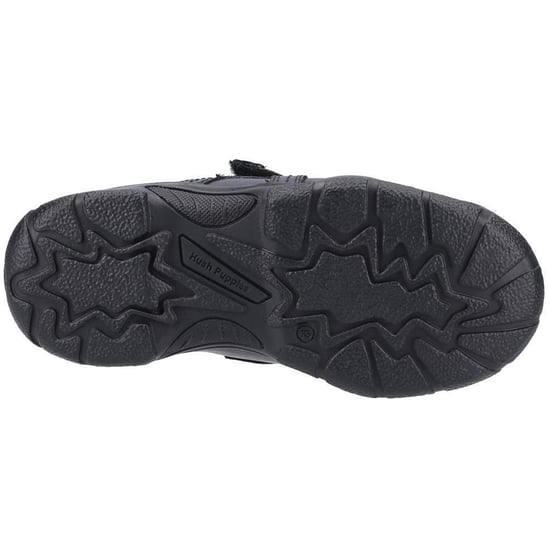 Hush Puppies Boys Arlo Senior Leather School Shoes (Black) - Image 4