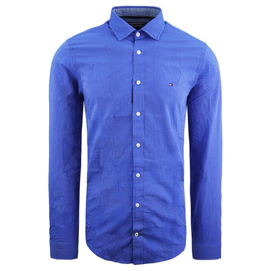 Camisa Tommy Hilfiger Darren Slim Fit A Rayas Azul Hombre - Image 1