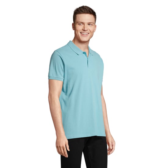 SOLS Mens Planet Polo Shirt (Pool Blue) - Image 3