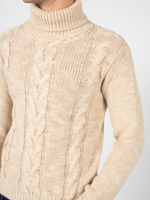 Xagon Suéter del hombre beige - Image 5