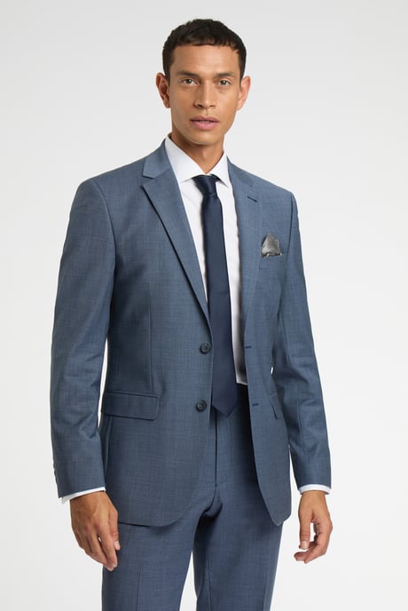 Regular Fit Blue Jacket - Image 1