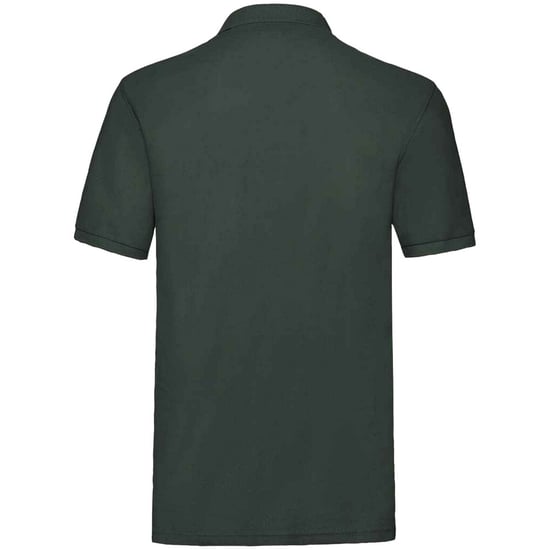 Fruit of the Loom Mens Premium Cotton Pique Polo Shirt (Bottle) - Image 2