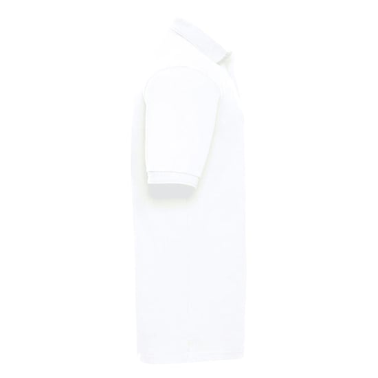 Russell Mens Ripple Collar & Cuff Short Sleeve Polo Shirt (White) - Image 2