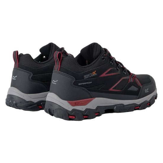 Regatta Womens/Ladies Holcombe III Low Walking Shoes (Black/Beaujolais)