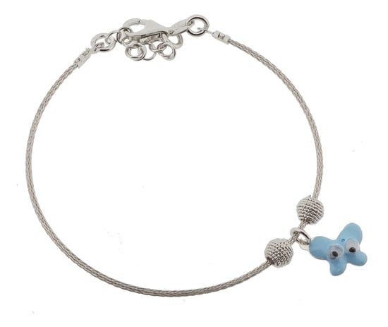 Orphelia 'Angelica' Child's 925 Sterling Silver Bracelet - Silver ZA-7143 - Image 3