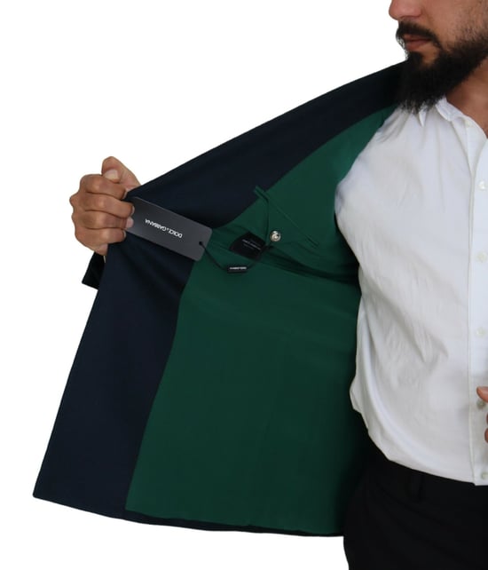 Abrigo Blazer Formal Doble Botonadura para Hombre Dolce & Gabbana Azul - Image 6