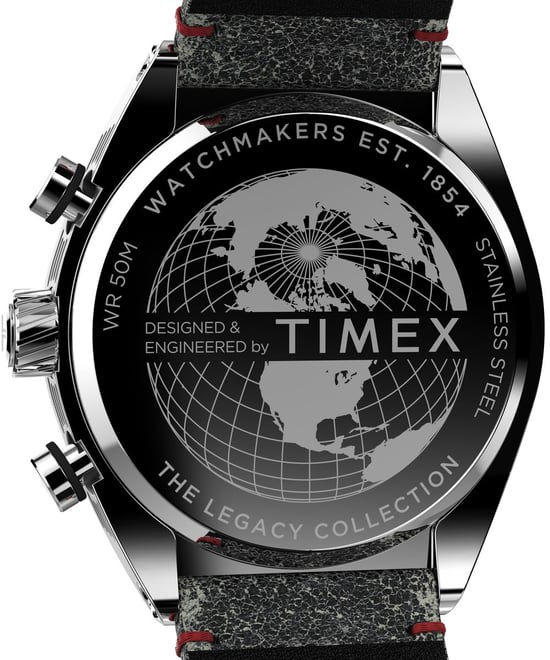 Timex Legacy Tonneau Chrono Men's Black Watch TW2W50000 - Image 4