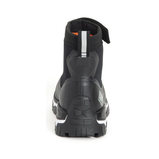 Muck Boots Apex Mid Zip Rubber Black/White Wellington Boots - Image 2
