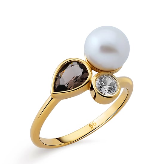 Orphelia Women's 925 Sterling Silver Ring - Gold ZR-7498/G - Image 1