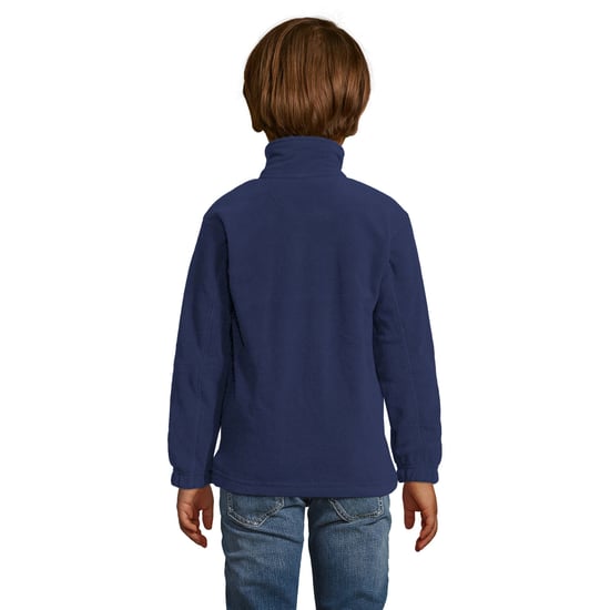 SOLS Childrens/Kids North Zip-Up Fleece Jacket (Navy) - Image 3