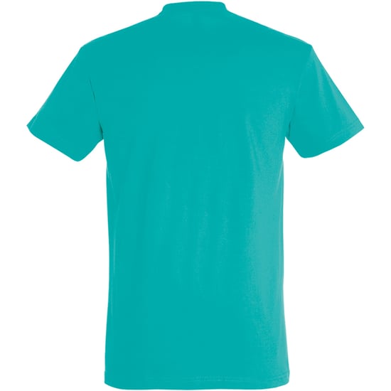 SOLS Mens Imperial Heavyweight Short Sleeve T-Shirt (Caribbean Blue) - Image 2