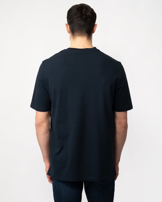 Lyle & Scott camiseta borgona Fletcher con logo bordado - Image 4
