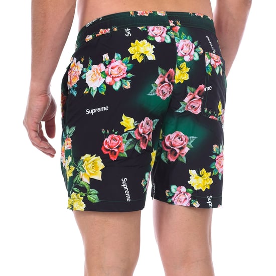 Men's Boxer Swimsuit Print Roses CM-30065-BP