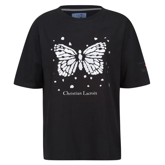 Regatta Womens/Ladies Christian Lacroix Bellegarde Butterfly T-Shirt (Black)