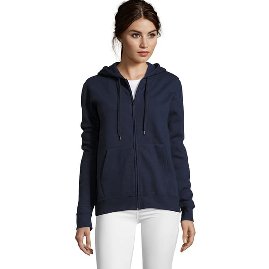 SOLS Womens/Ladies Seven Full Zip Hoodie (French Navy) - Image 1