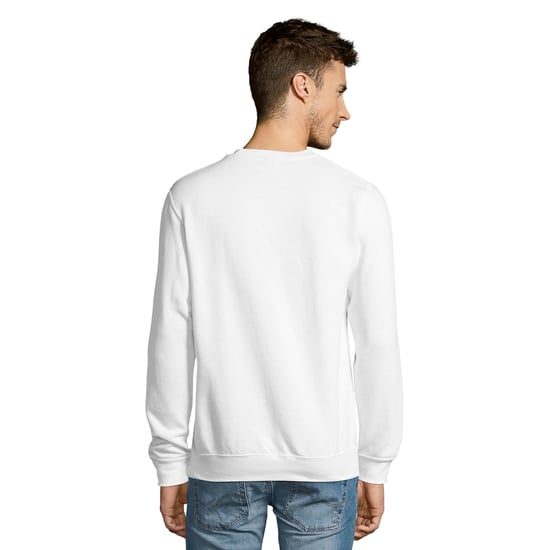 SOLS Unisex Adult New Supreme Sweatshirt (White) - Image 2