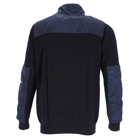 Prada Windbreaker in Navy Blue Wool and Nylon - Image 3