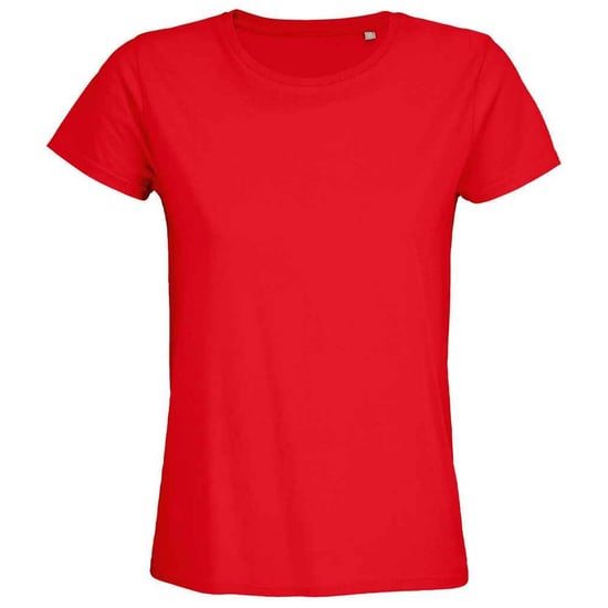 SOLS Womens/Ladies Pioneer Organic T-Shirt (Bright Red) - Image 1