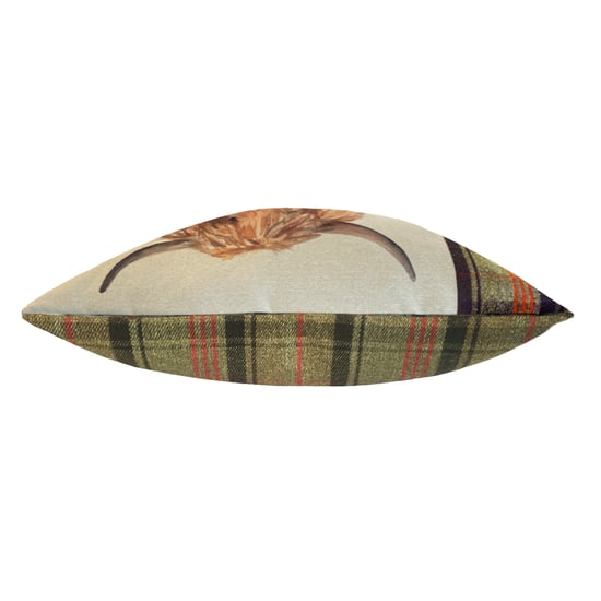 Cojín Rectangular de Plumas con Diseño de Tartán de Vaca de las Tierras Altas Hunter de Evans Lichfield - Image 3
