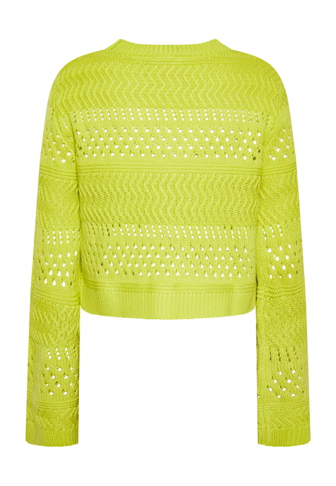 Mymo Cardigan women lime - Image 2