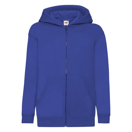 Fruit of the Loom Childrens/Kids Classic Full Zip Hoodie (Royal Blue) - Image 1