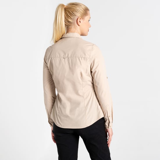 Craghoppers Womens/Ladies Kiwi II Shirt (Desert Sand) - Image 6