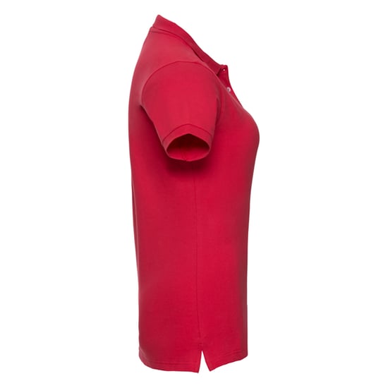 Russell Womens/Ladies Stretch Fitted Polo Shirt (Classic Red) - Image 3