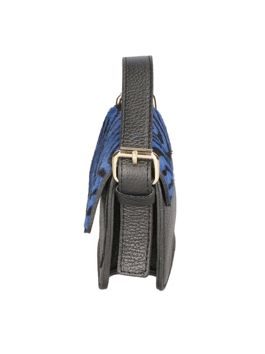 Gave Lux Clutch bag women ZEBRA BLU