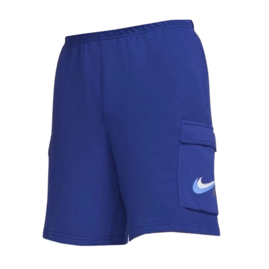 Nike Branded Pockets Blue Shorts