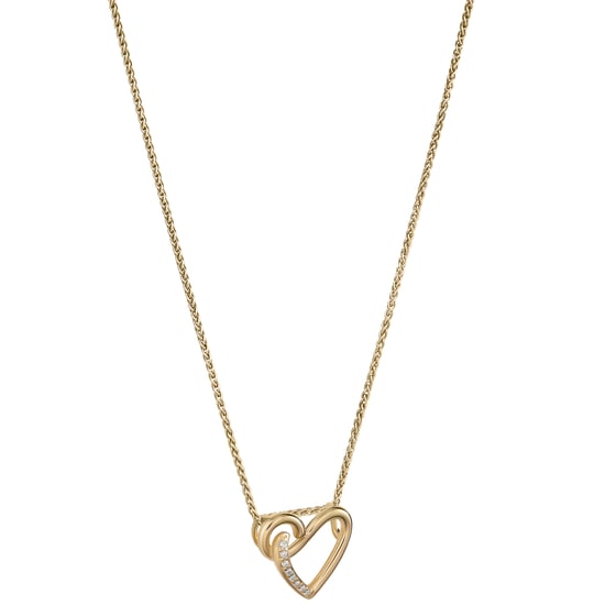 Orphelia 'Ida' Women's 925 Sterling Silver Chain with Pendant - Gold ZH-7521/G - Image 4
