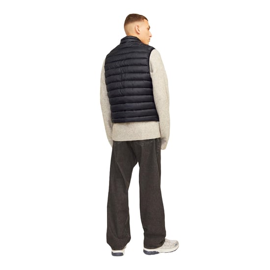 Jack & Jones Mens Sleeveless Gilet – Zipper Closure and High Neck