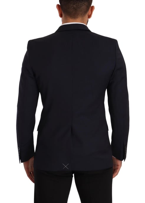 Abrigo de un solo botón azul oscuro para hombre Dolce & Gabbana Blazer MARTINI - Image 2